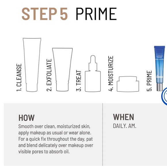 🩵💙 Dr Brandt Pores No More Luminizer Primer 💙🩵 - Picture 12 of 13